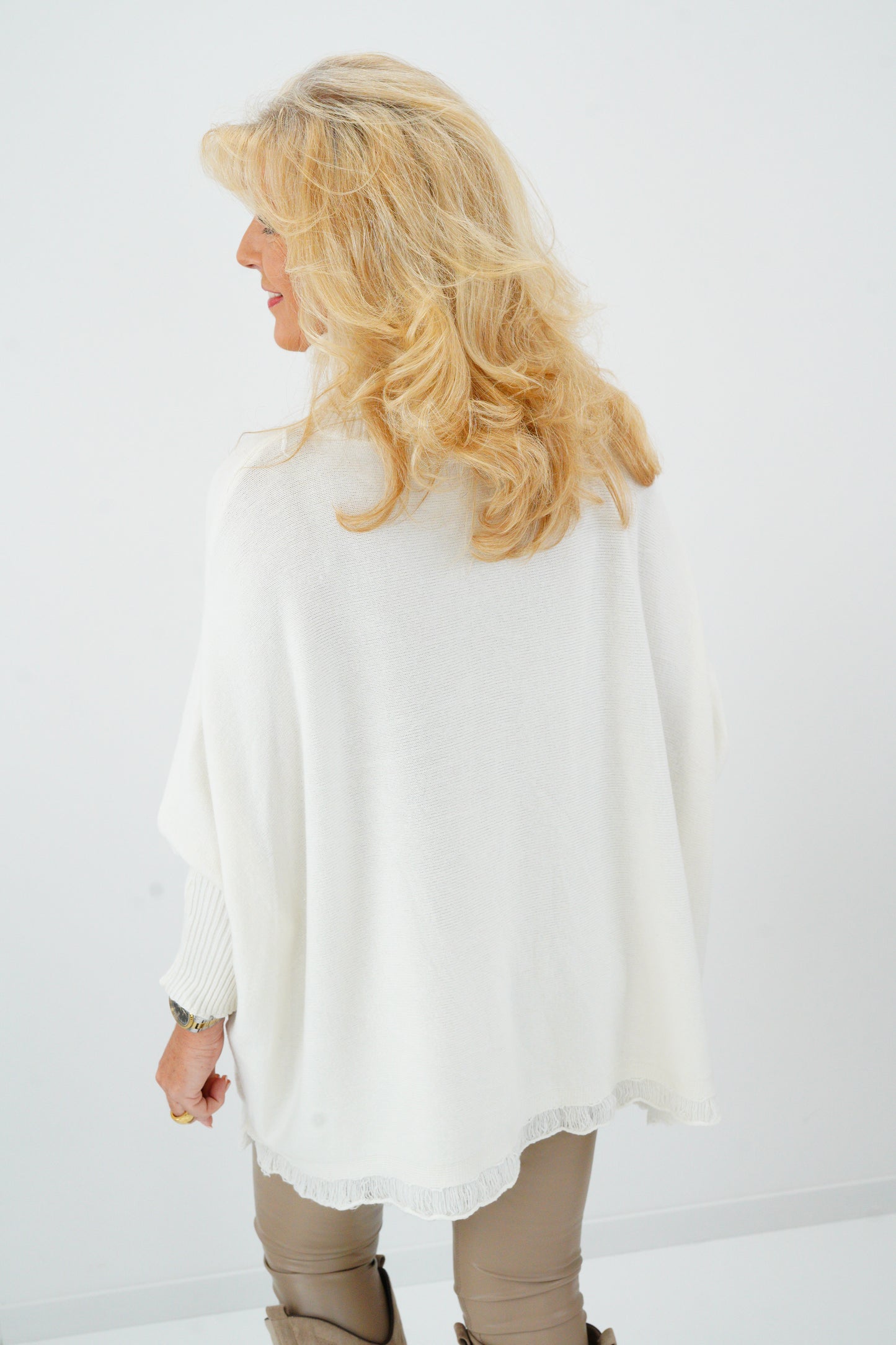 Pullover in Ecru (36-48)