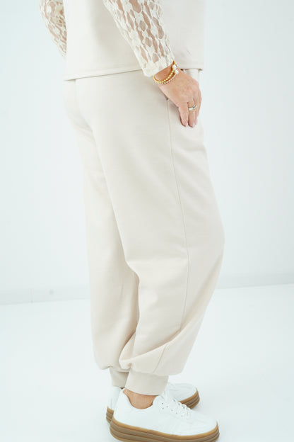 Joggpant in Beige (38-42)