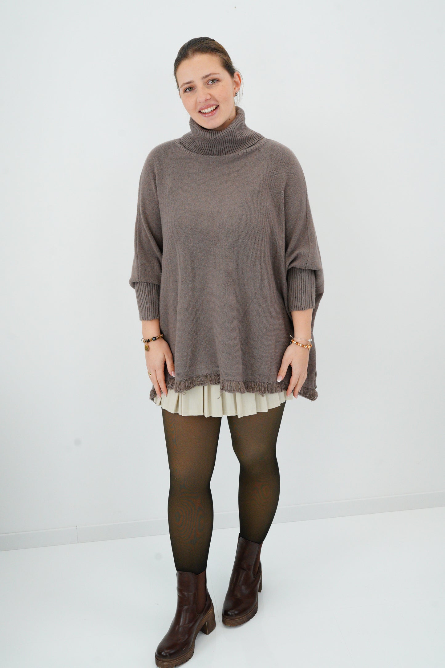 Pullover in Taupe (36-48)