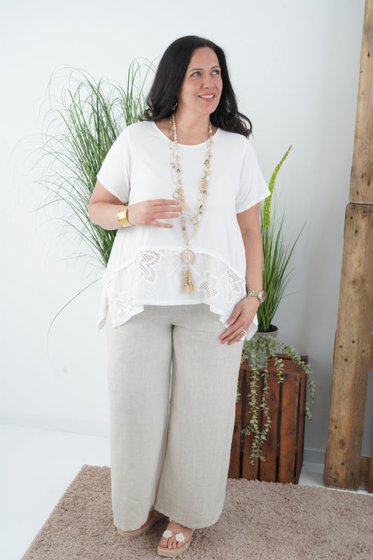 T-Shirt in Weiß (38-42)