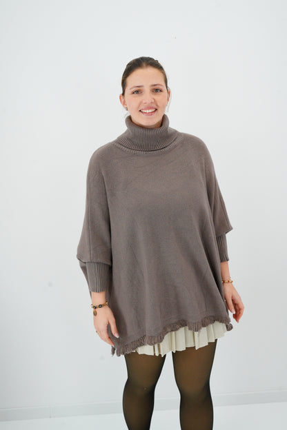 Pullover in Taupe (36-48)