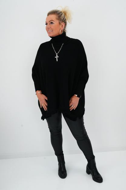 Pullover in Schwarz (36-48)