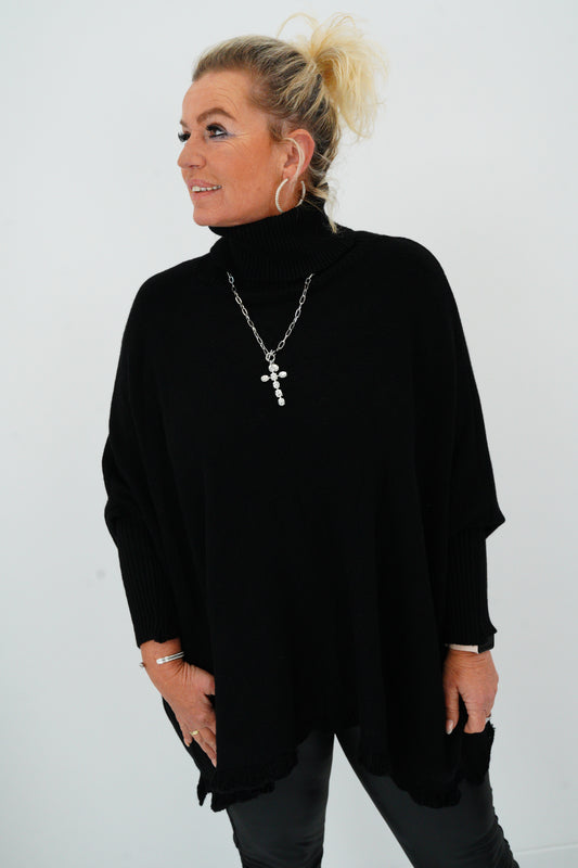 Pullover in Schwarz (36-48)