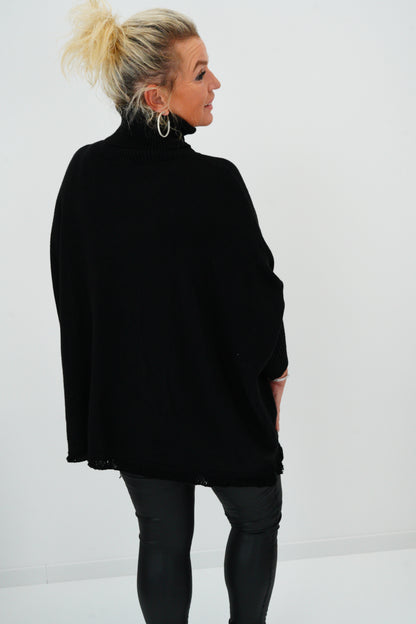 Pullover in Schwarz (36-48)