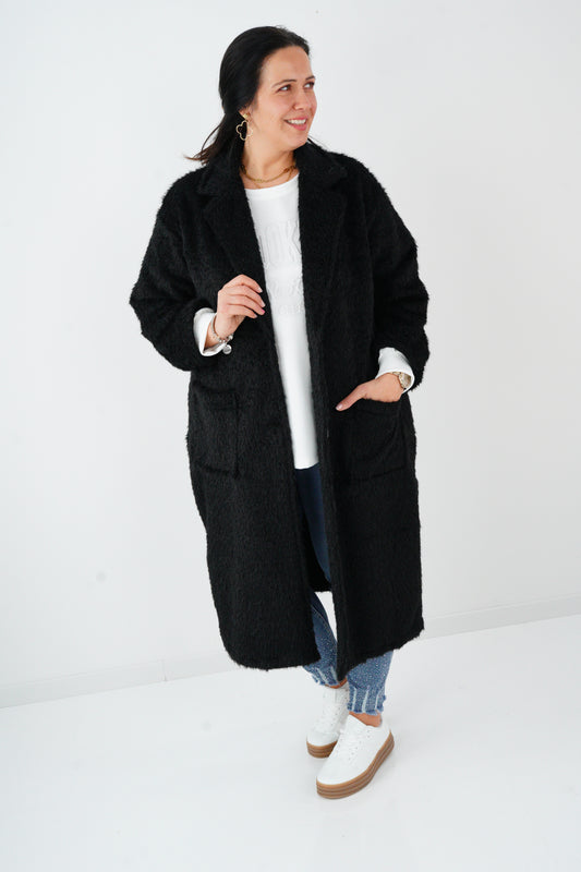 Mantel in Schwarz (40-44)