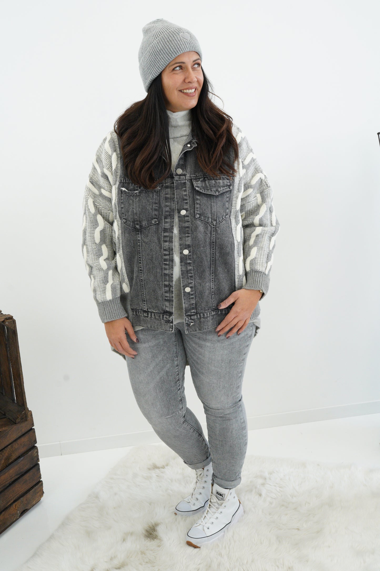 Jeans in Hellgrau (S,L,XL)