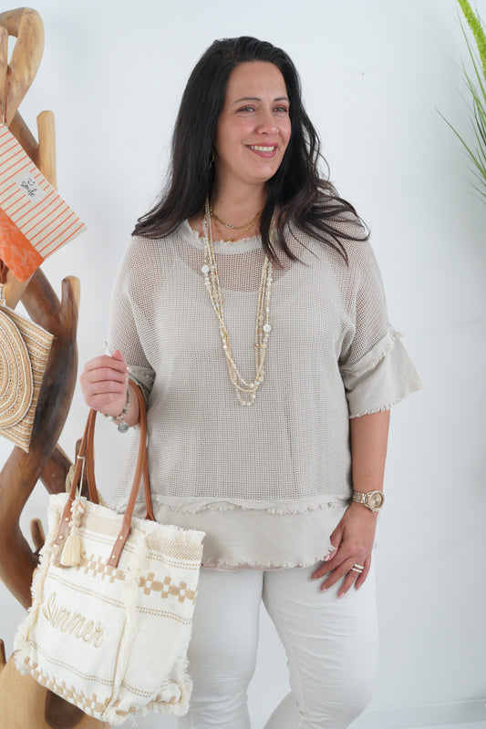 Shirt in Beige (42-46)