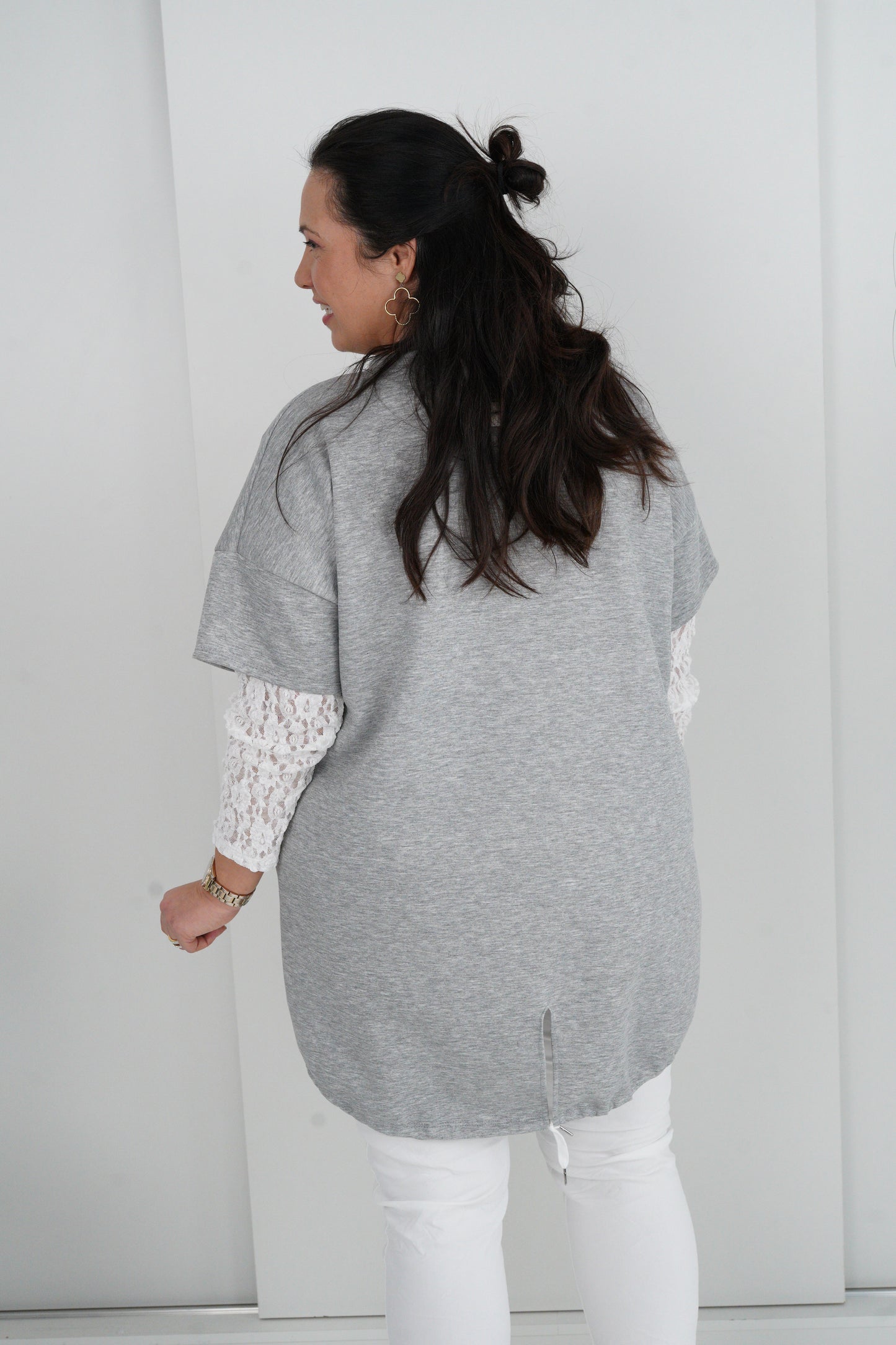 Sweatshirt in Grau (42-46)
