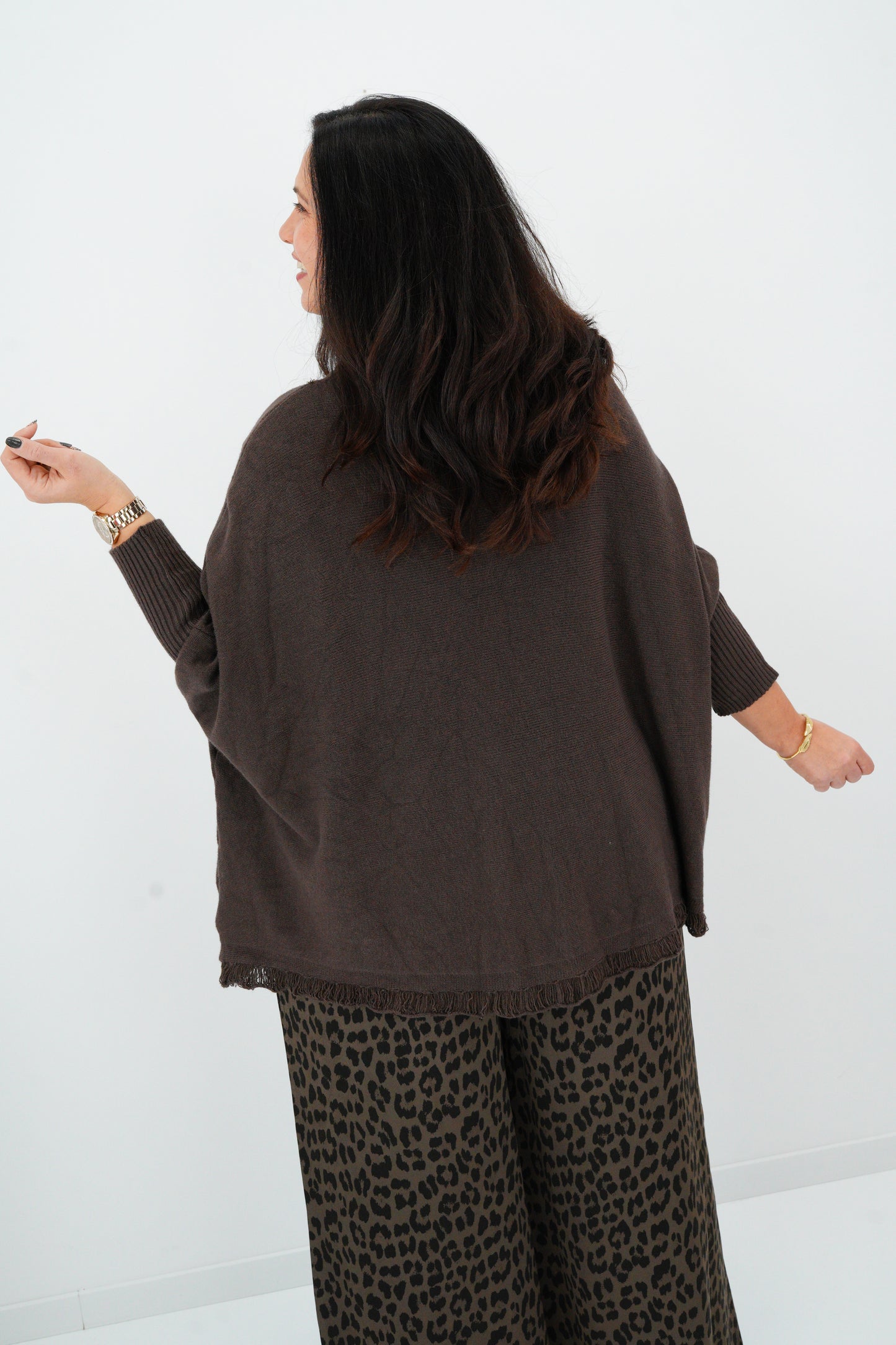 Pullover in Chocolate (36-48)