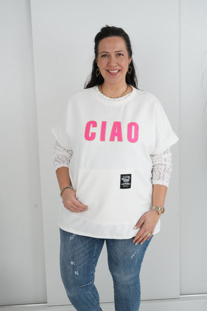Sweatshirt in Off-White (42-46)