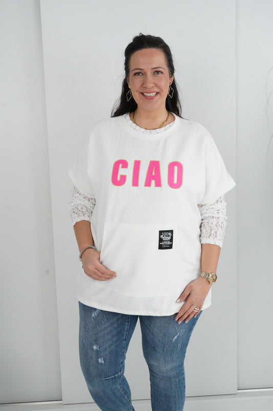 Sweatshirt in Off-White (42-46)