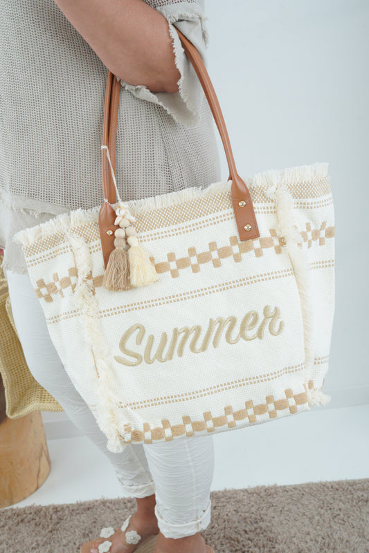Shopper in Creme-Beige (One Size)