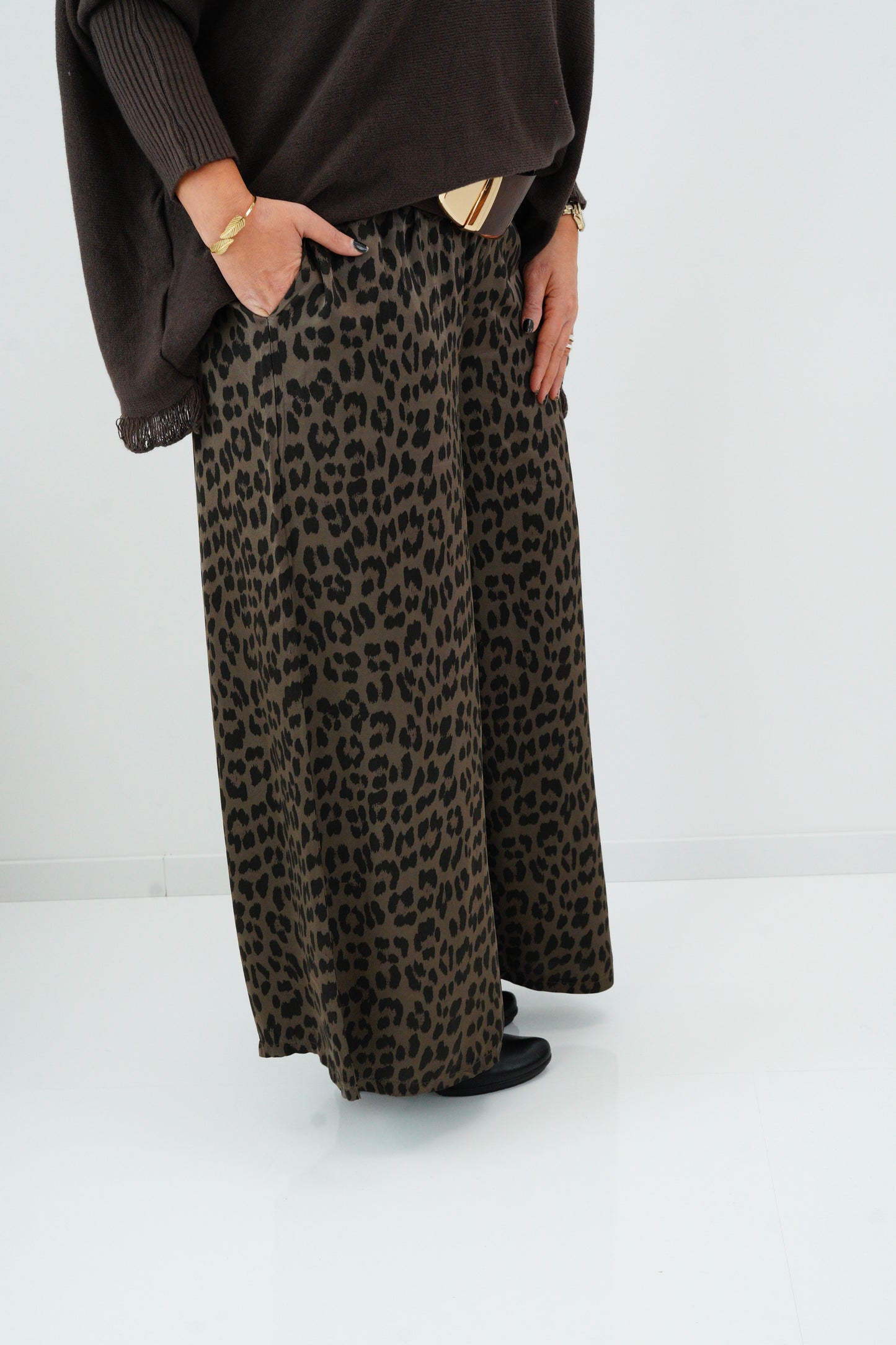 Marlene Hose in Leo-Nougat (38-44)