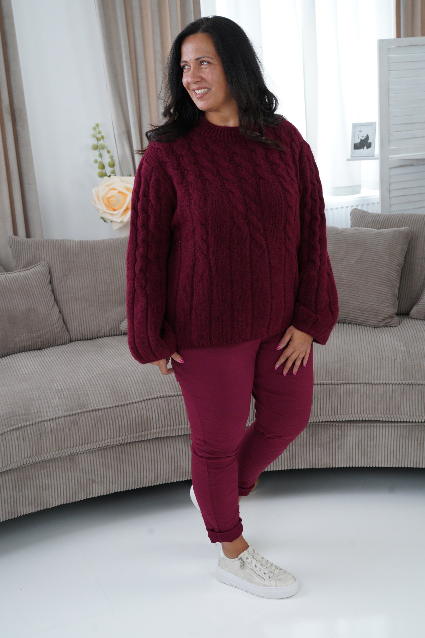 Joggpant in Bordeaux (42-46)