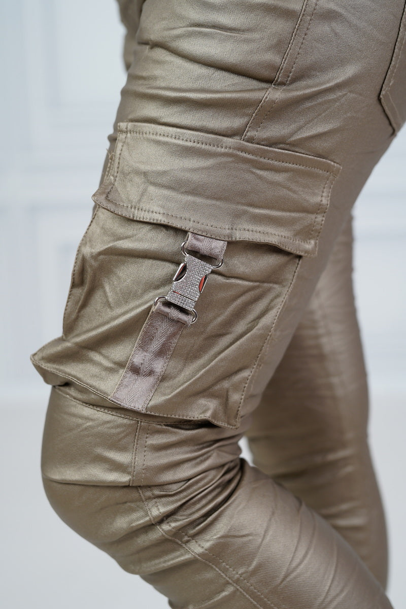 Kunstleder Joggpant "Desiree" (38-42+)