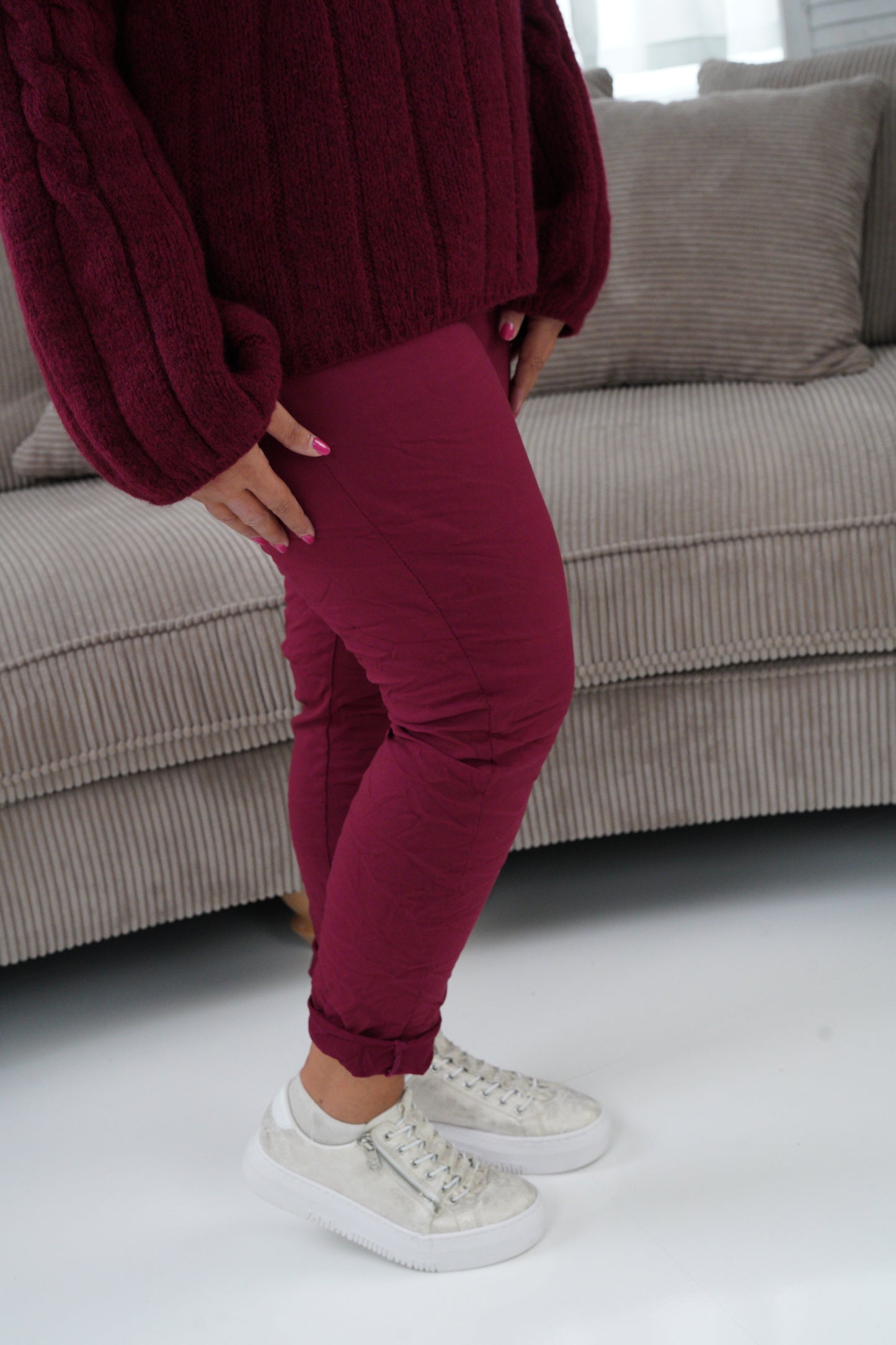Joggpant in Bordeaux (42-46)