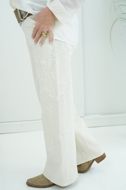 Jeans in Creme (S-XL)