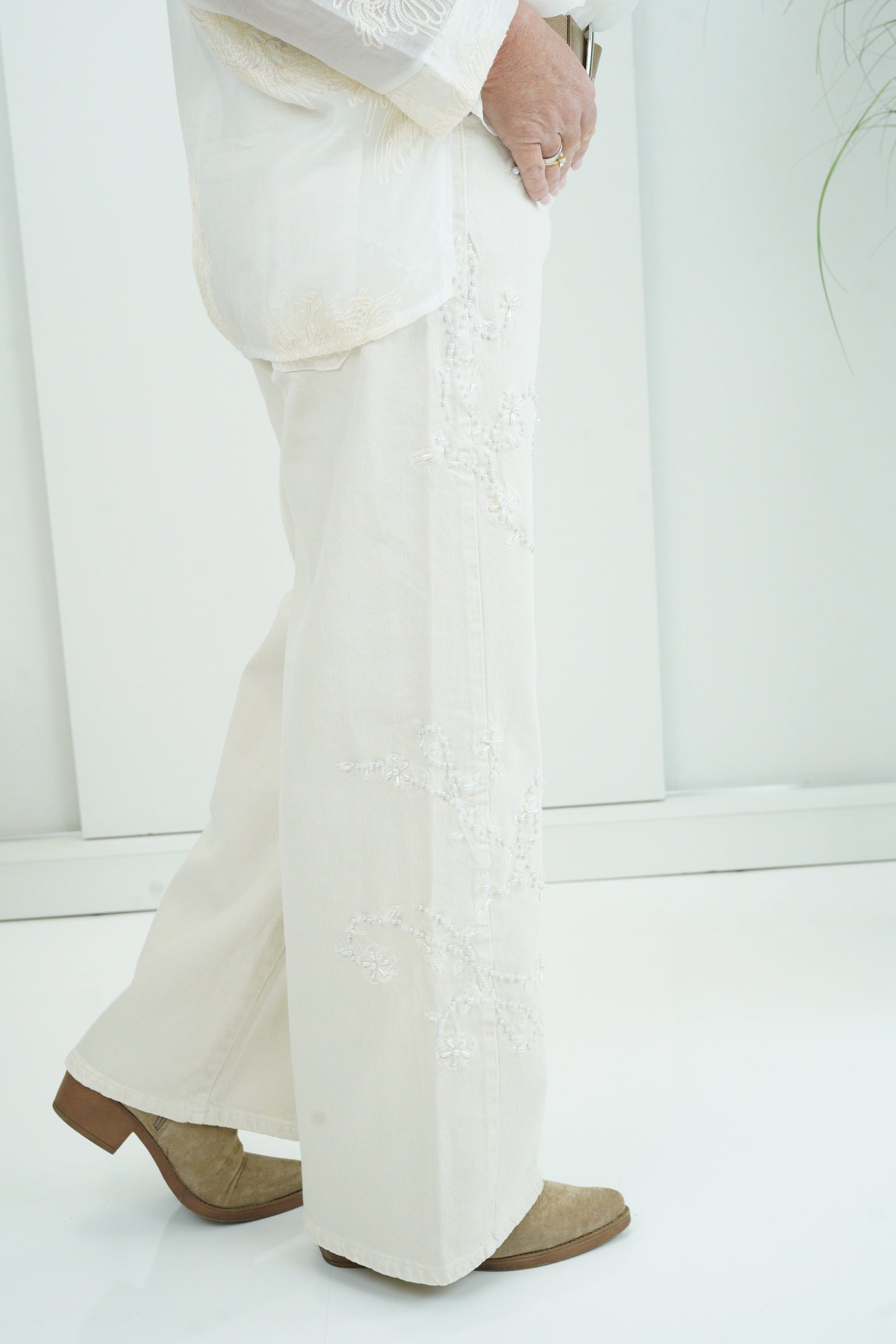 Jeans in Creme (S-XL)