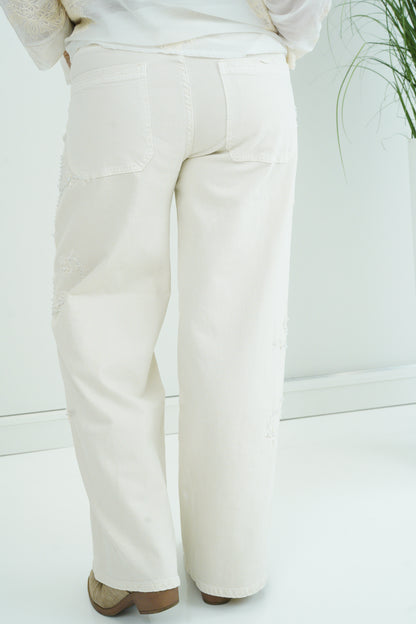 Jeans in Creme (S-XL)