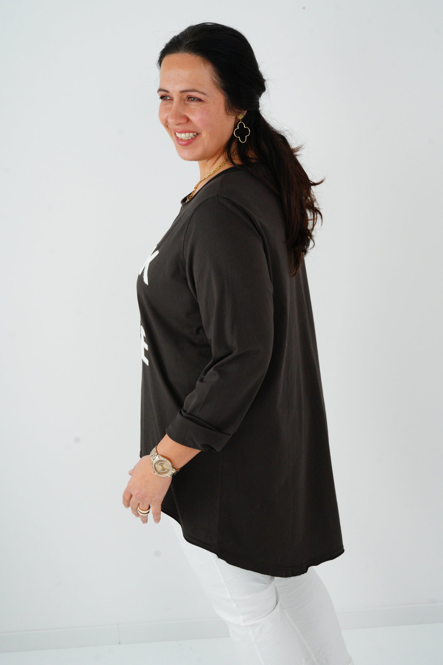 Shirt in Schoko (40-44+)