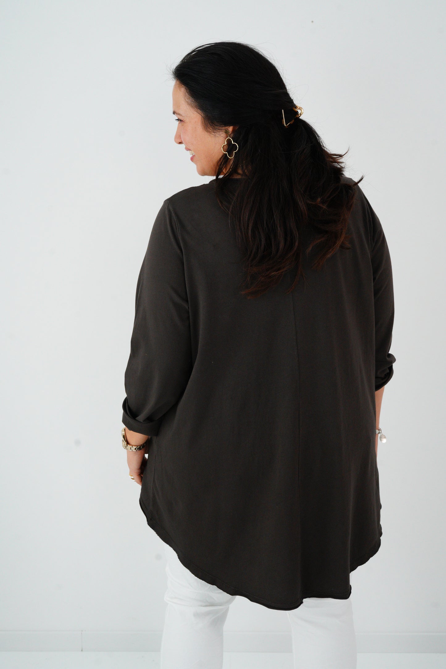 Shirt in Schoko (40-44+)