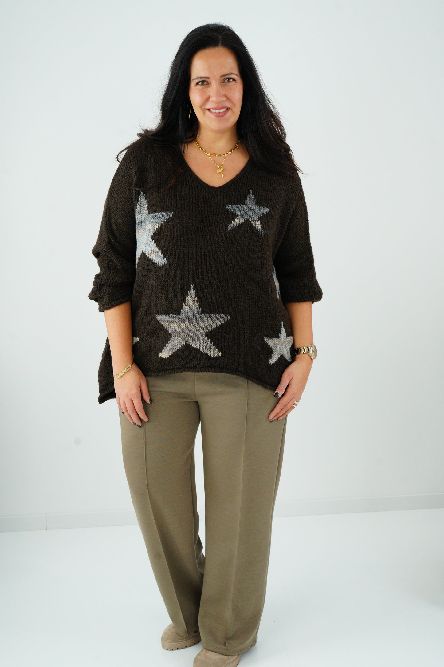 Pullover in Chocolate (42-48)