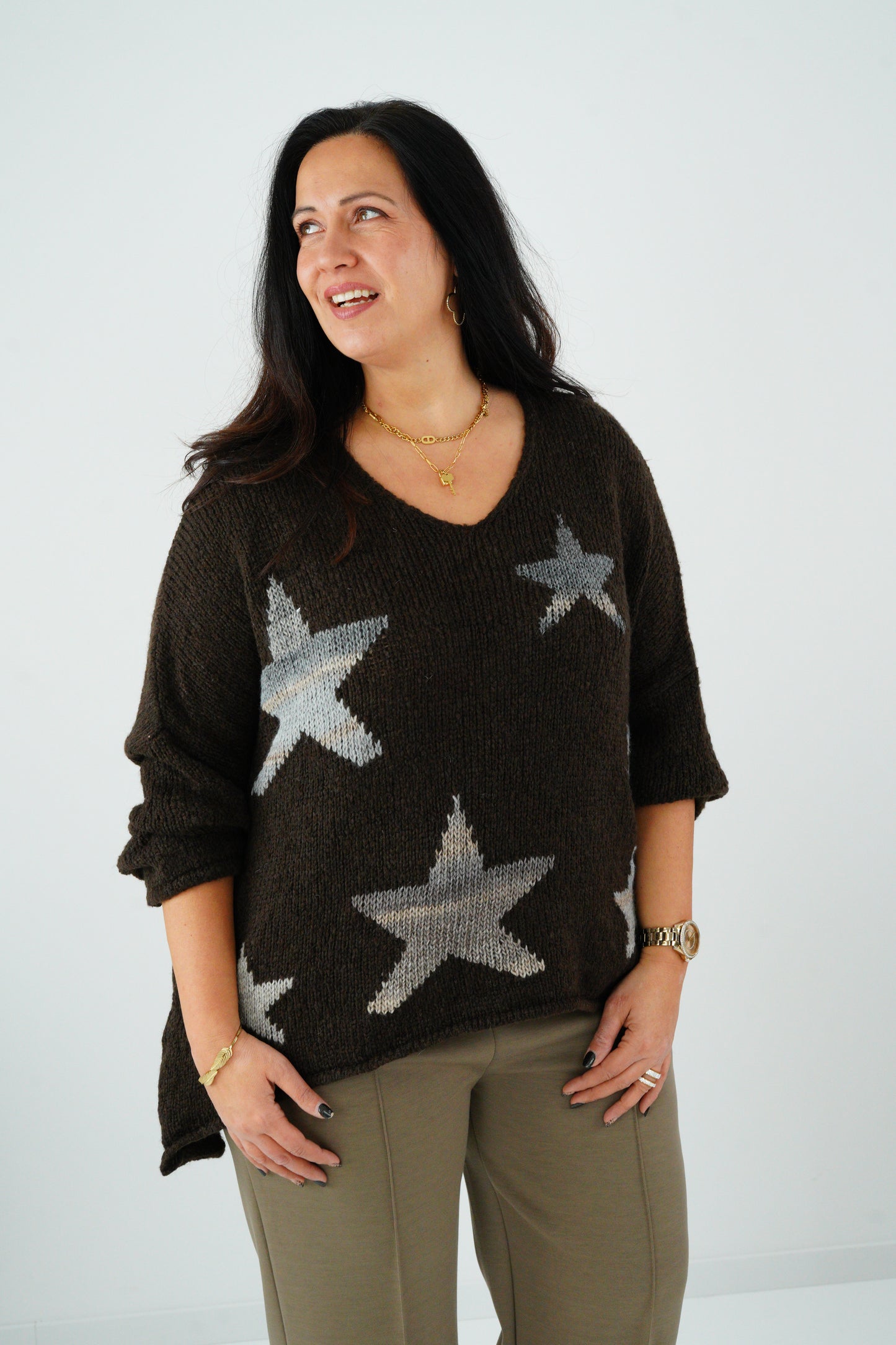 Pullover in Chocolate (42-48)