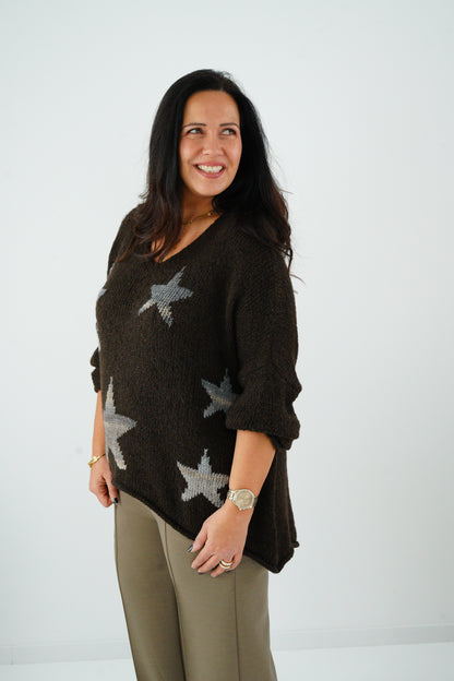 Pullover in Chocolate (42-48)