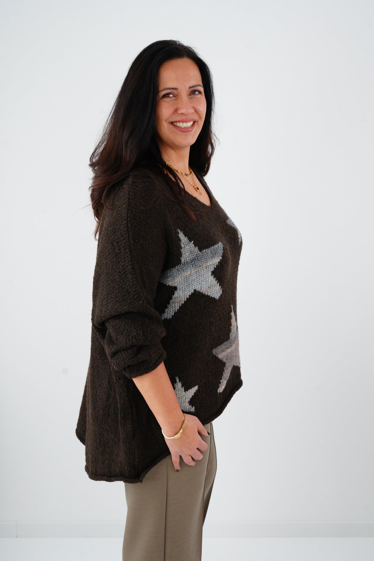 Pullover in Chocolate (42-48)