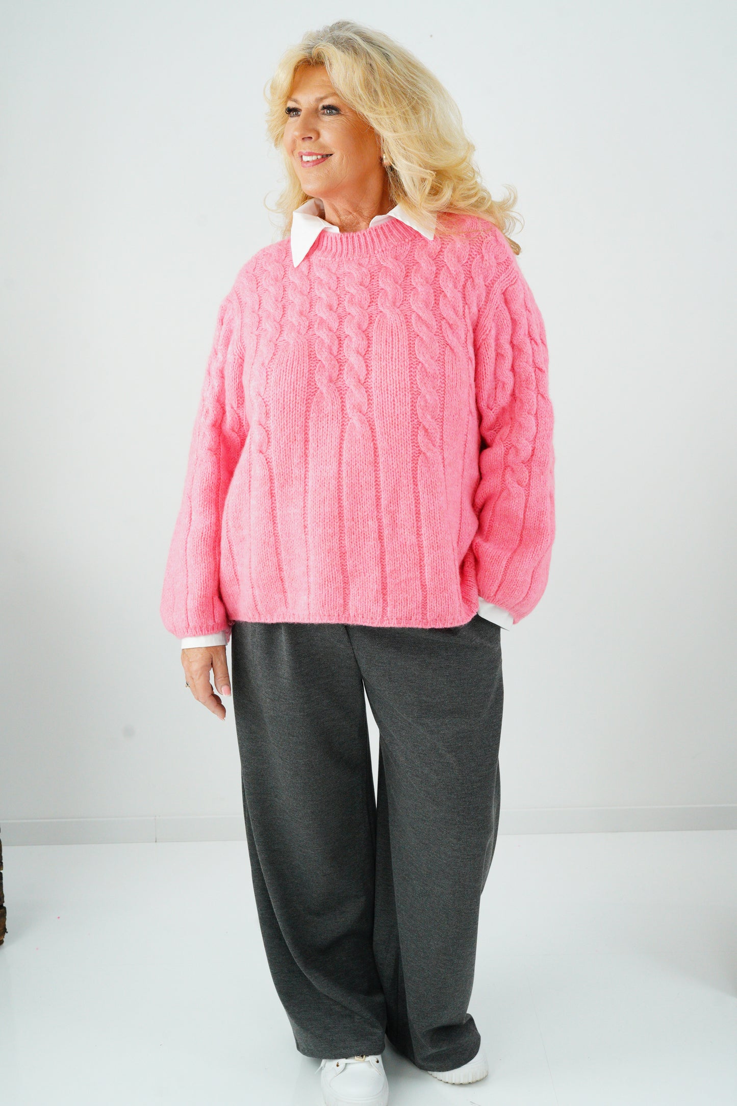 Pullover in Candyrosa (38-44)