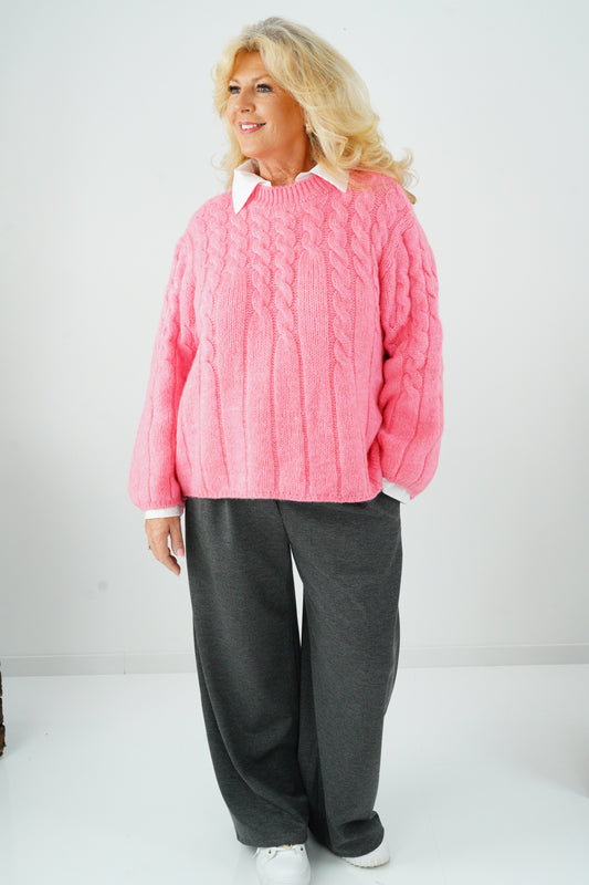Pullover in Candyrosa (38-44)