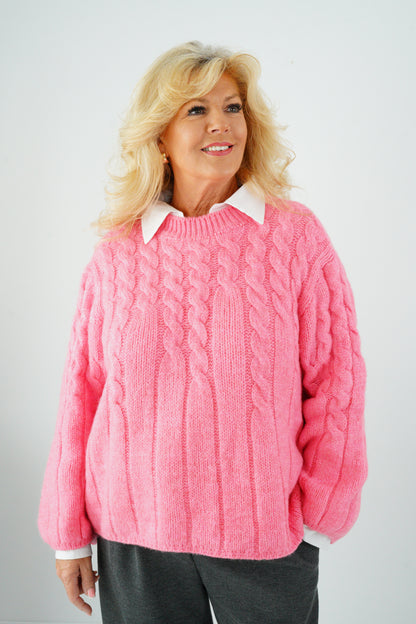 Pullover in Candyrosa (38-44)