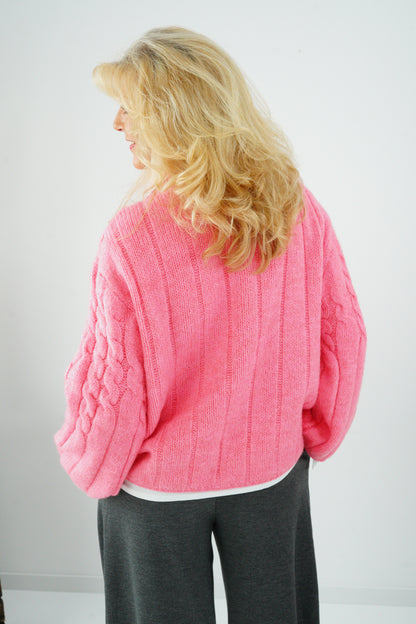 Pullover in Candyrosa (38-44)