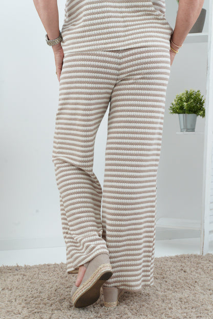 Hose in Taupe-Creme (38-42)