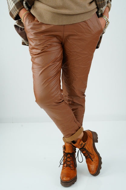 Joggpant in Cognac (38-42)