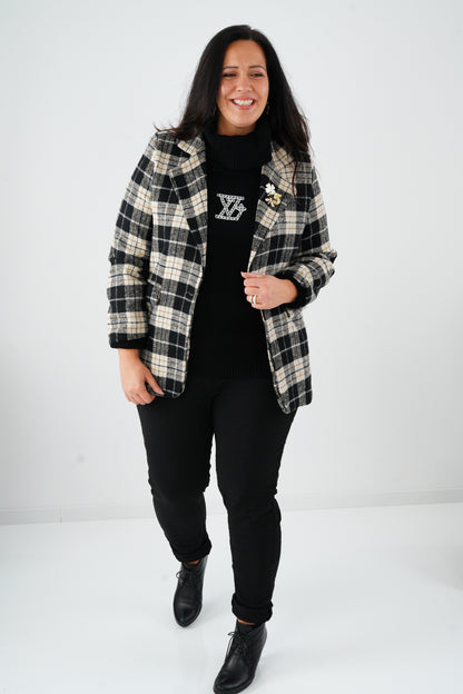 Blazer in Schwarz (38-42+)