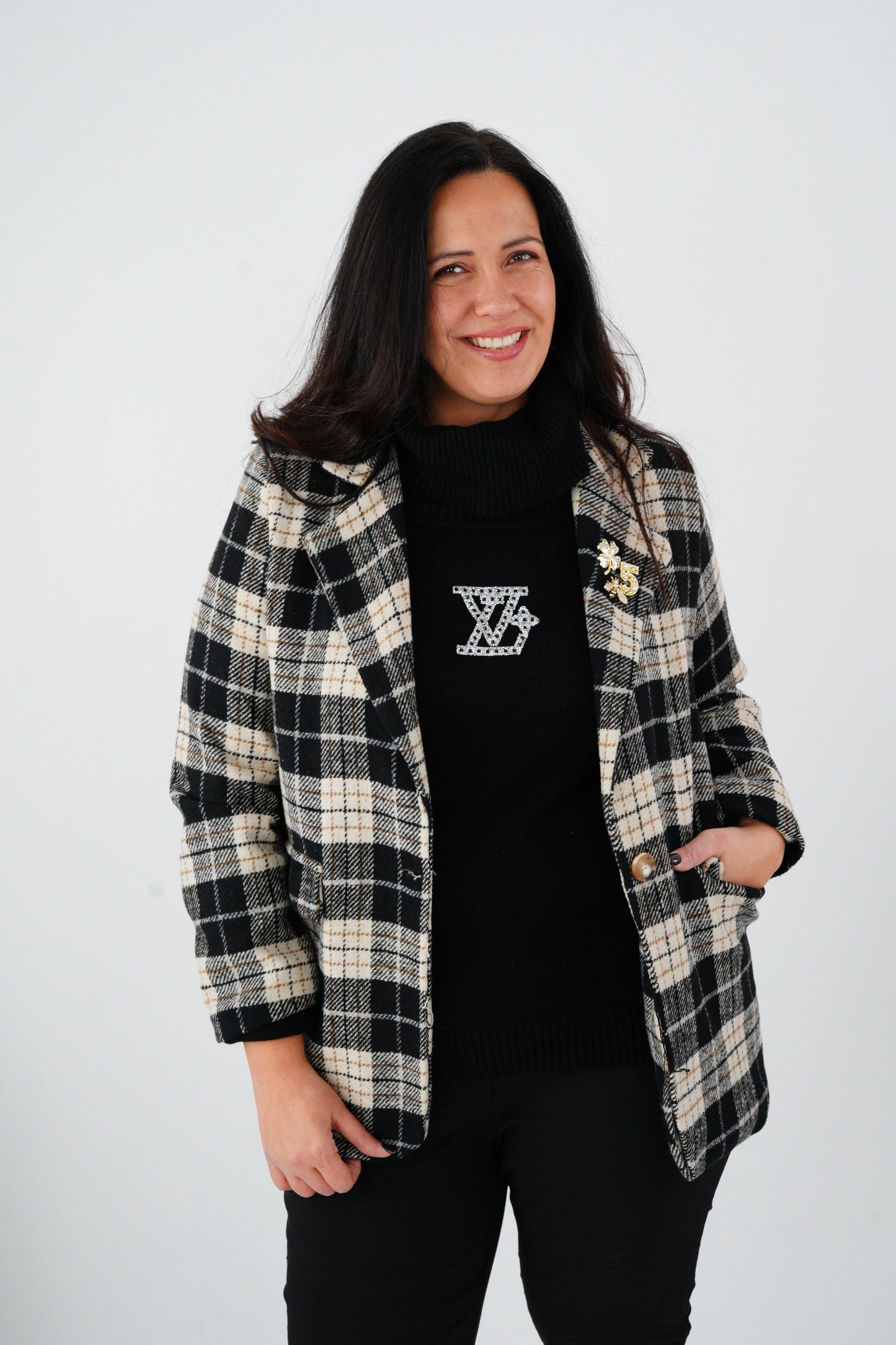 Blazer in Schwarz (38-42+)