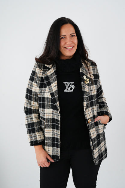 Blazer in Schwarz (38-42+)