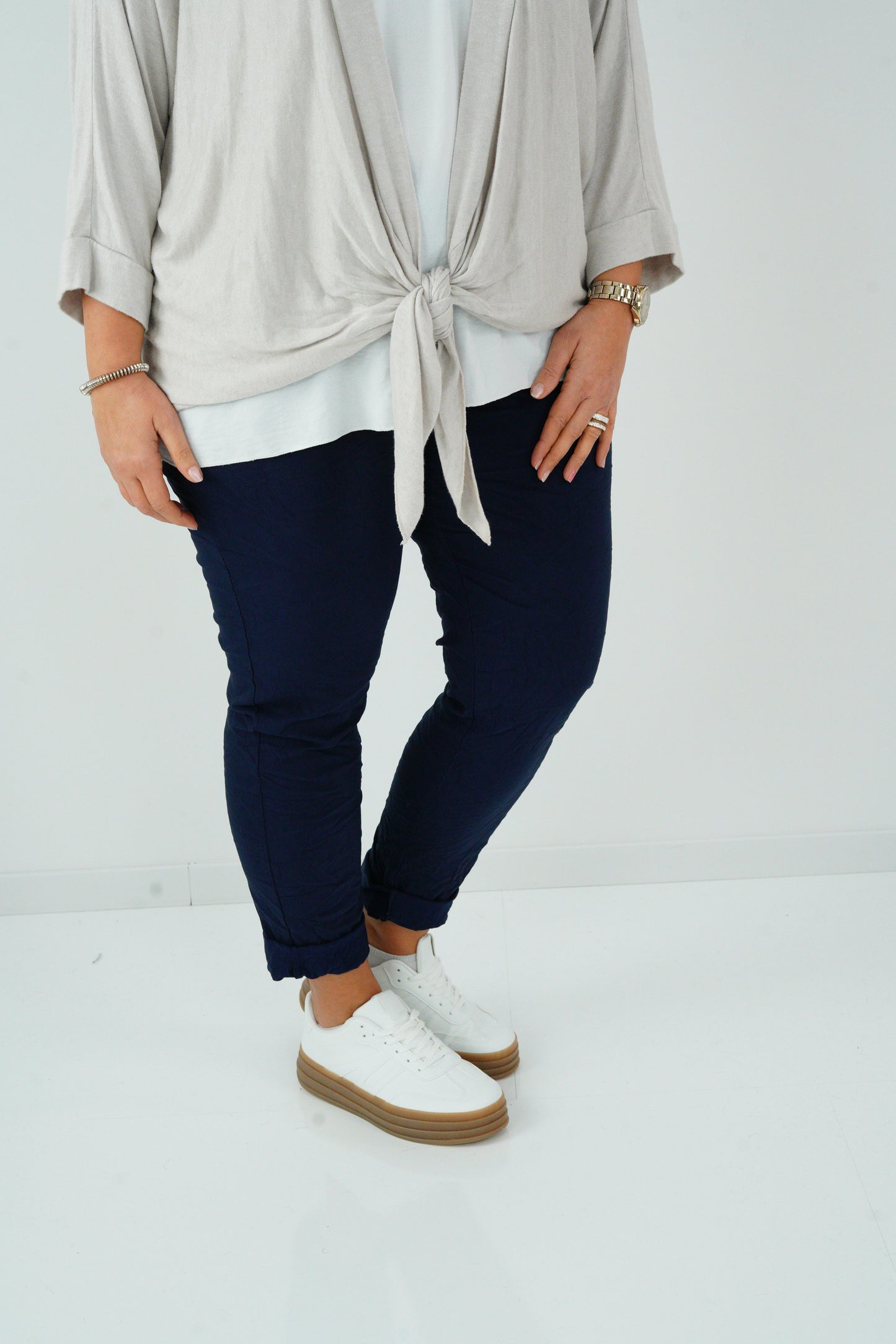 Joggpant in Marine (42-46)