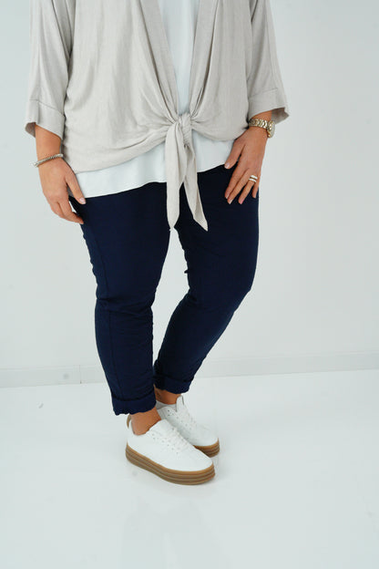 Joggpant in Marine (42-46)