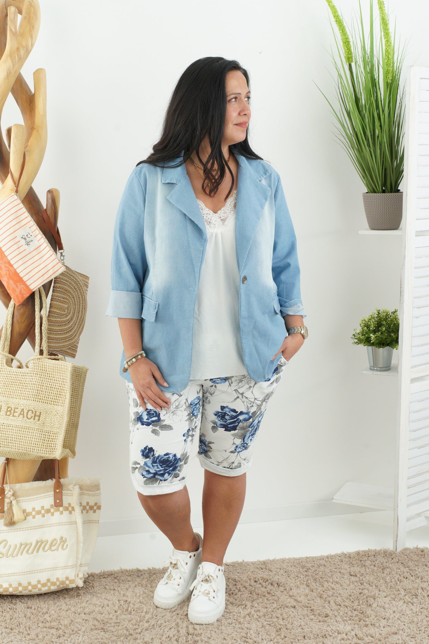 Jeans Blazer in Light-Blue ( 40-44)