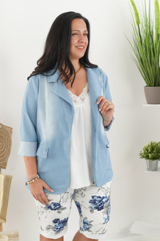 Jeans Blazer in Light-Blue ( 40-44)