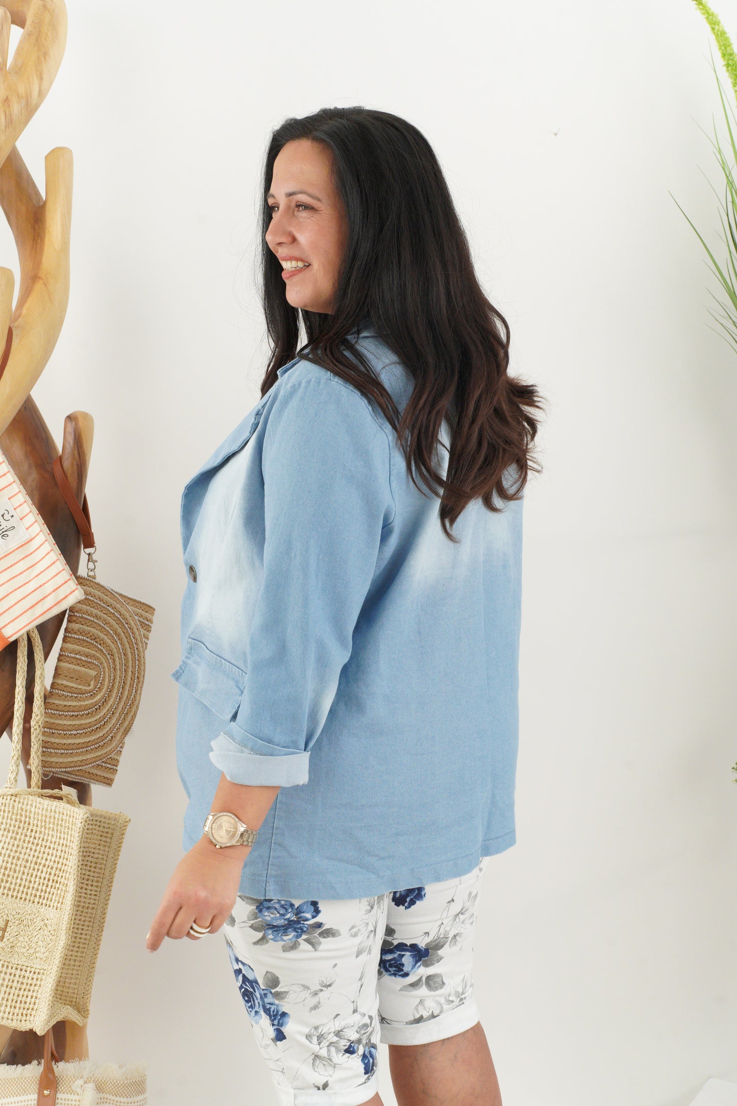 Jeans Blazer in Light-Blue ( 40-44)