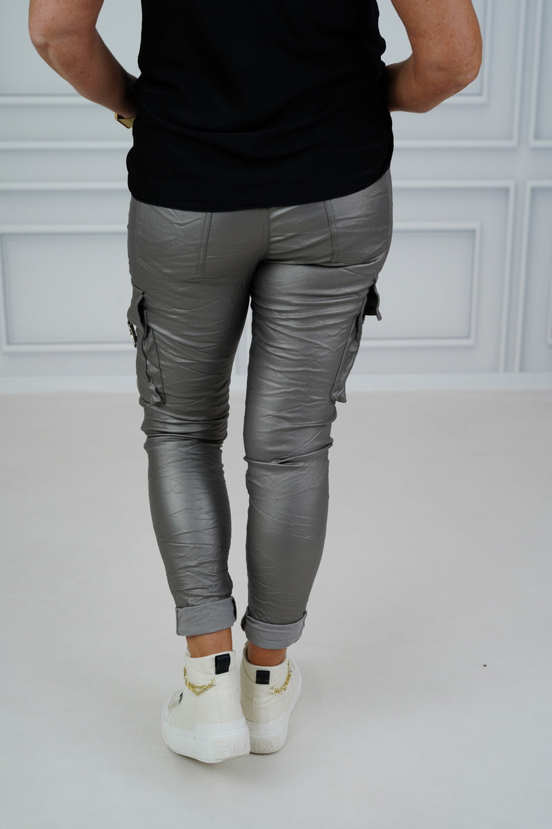 Kunstleder Joggpant "Desiree" (38-42+)