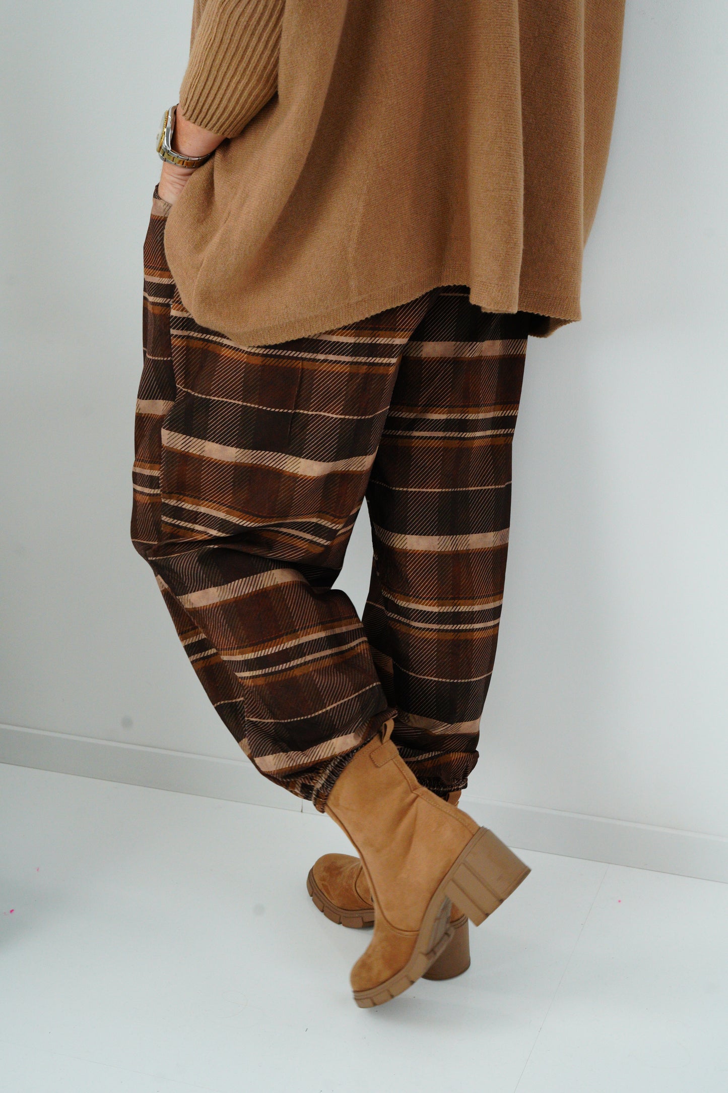 Joggpant in Schoko (38-42)