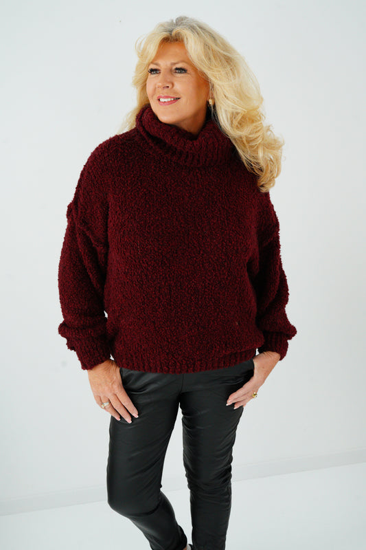 Pullover in Bordeaux (38-44)