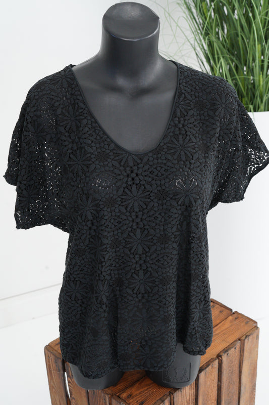 T-Shirt in Schwarz (36-42)