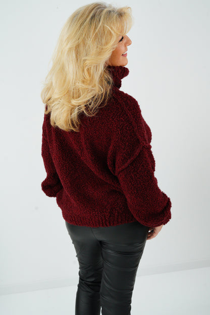Pullover in Bordeaux (38-44)