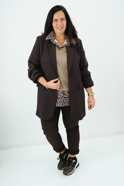 Blazer in Schoko (42-44)
