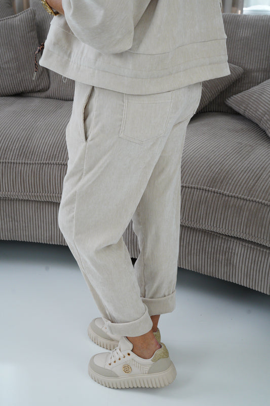 Joggpant in Beige (40-44)